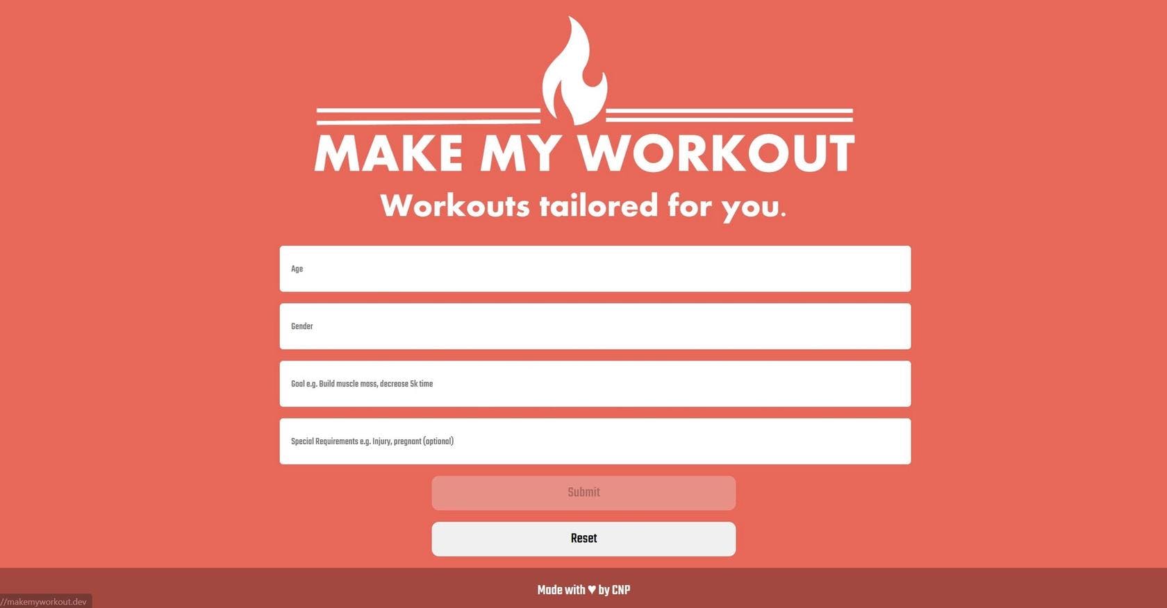 ThemotherAI - Make My Workout